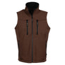 Youth Slack Vest-Heather Brown