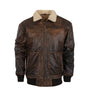 Men's Vintage Bomber - Brown
