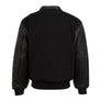 Youth Canvas Varsity Jacket - Black