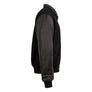 Youth Canvas Varsity Jacket - Black