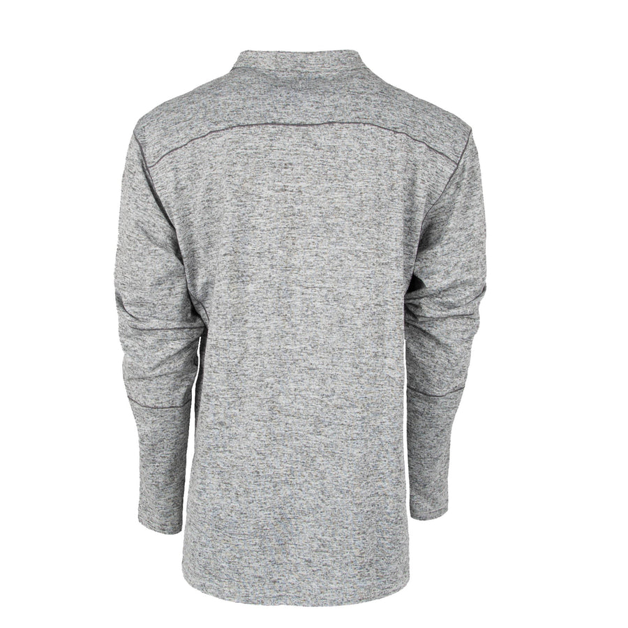 Men's Quarter Zip Pullover - Heather Gray