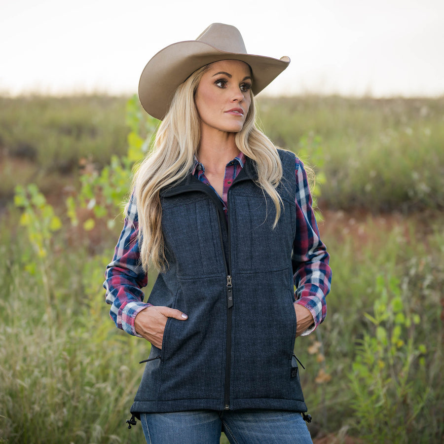 Women's Weston Vest - Denim