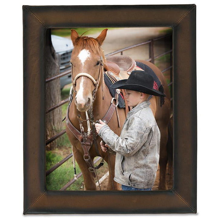 Genuine Leather Picture Frame 8x10