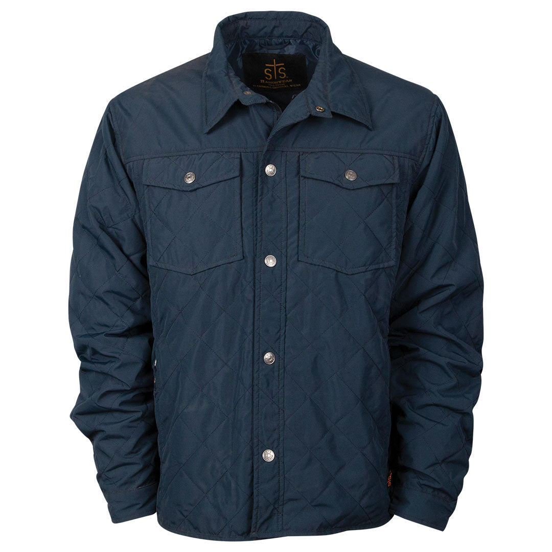 CASSIDY  GROWN カバーオールジャケット　ラギット Men's Cassidy - Steel Blue – Carroll Original Wear